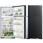 ثلاجة هيتاشي 565 لتر سلفر زجاج