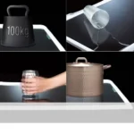 ⁦ثلاجة هيتاشي 3 ابواب أسود زجاج⁩ - الصورة ⁦6⁩