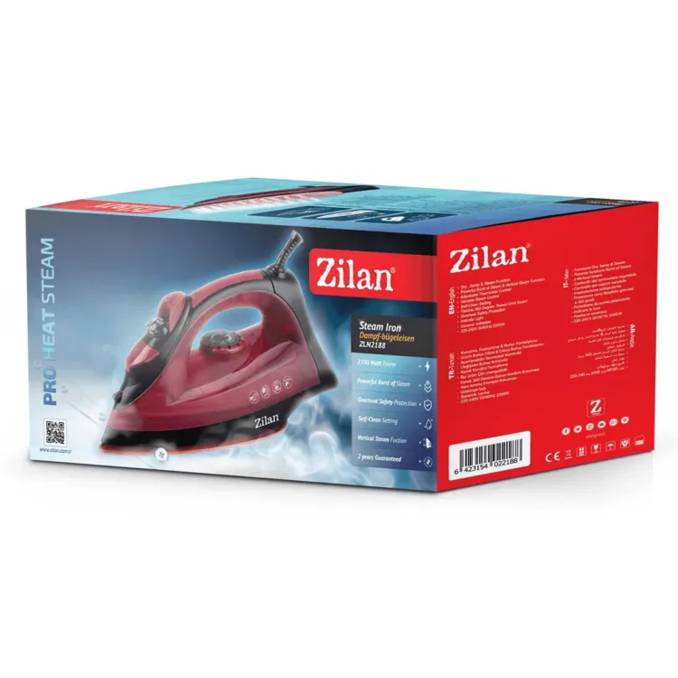 مكوى بخار احمر زيلان