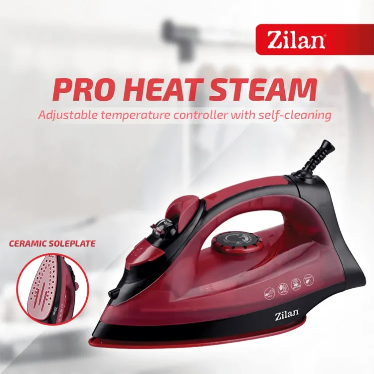 مكوى بخار احمر زيلان