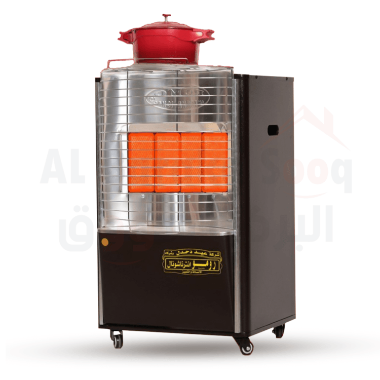 صوبة غاز رومو انترناشونال مدورة 4 شعلات