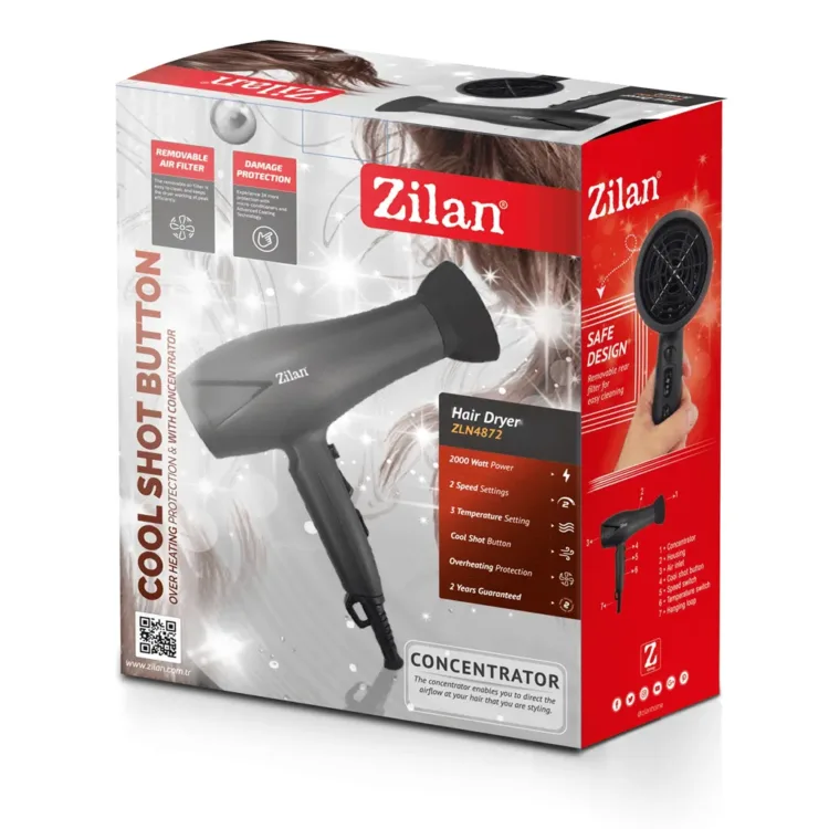 سشوار شعر زيلان