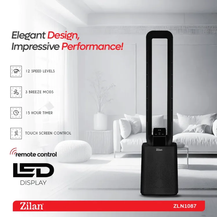 مروحة البرج بدون شفرات زيلان