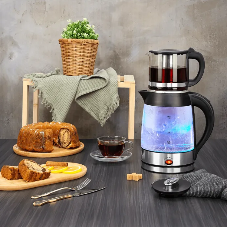 محضر شاي مع سخان ماء زيلان