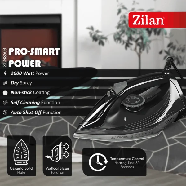 مكوى بخار اسود زيلان