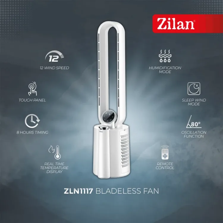 مروحة ستاند بدون شفرات زيلان