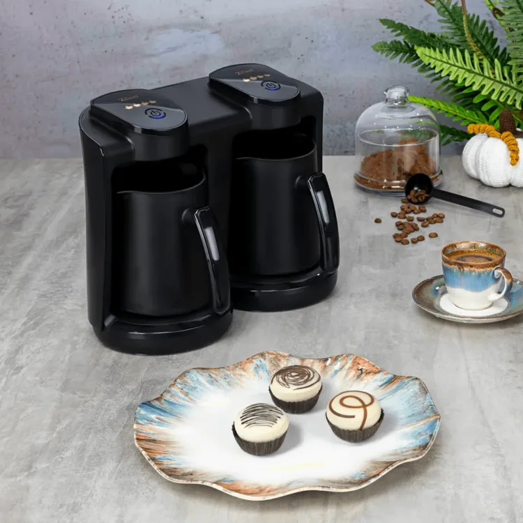 محضرة قهوة تركي مزدوجة زيلان