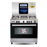 فرن بنكون 80 سم فاست كاست ستيل