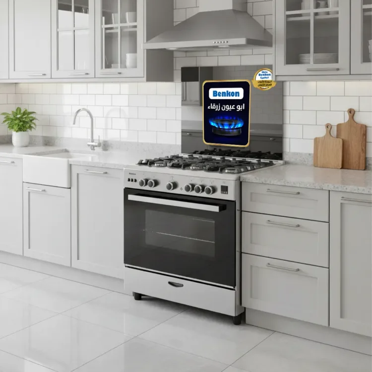 فرن بنكون 90 سم سوبر رويال ستيل