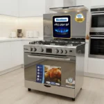 فرن بنكون 90 سم ماستر شيف برو ستيل