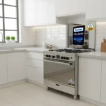 فرن بنكون 90 سم جلوريا ستيل