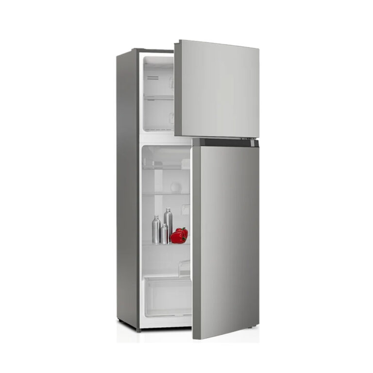 ثلاجة بابين 567 لتر ستيل فاتح بنكون