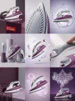 ⁦مكوى بخار ارجواني زيلان⁩ - الصورة ⁦2⁩